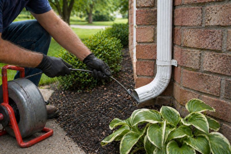 Downspout Snaking in Rochester, NY
